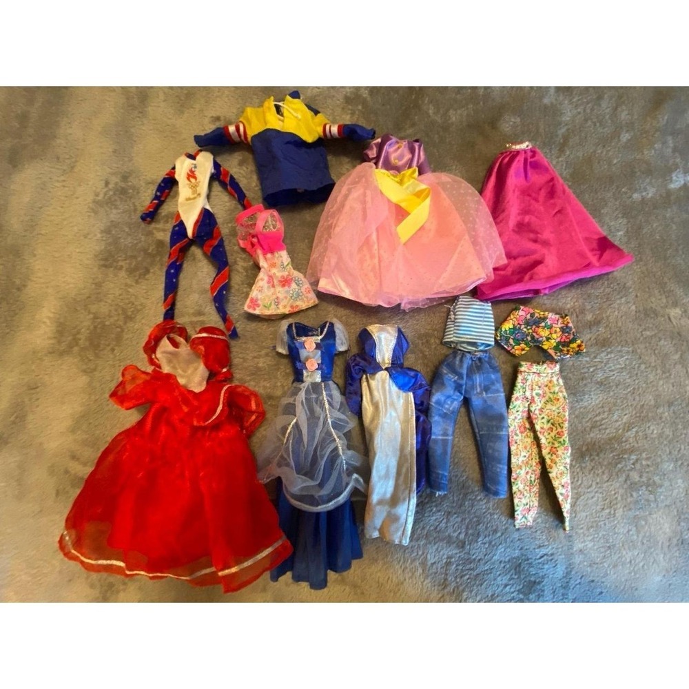 Barbie Doll & Unbranded Clothes Lot 12